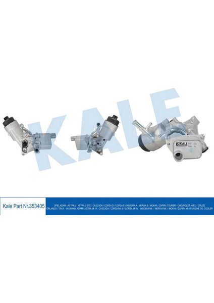 Mtxdpn Yağ Soğutucu Opel Adam / Astra J / Astra J Gtc / Cascada / Corsa D / Corsa E / Insignia A / Meriva B / Mokka / Zafira Tourer - Chevrolet Aveo / Cruze / Orlando / Trax - Vauxhall Adam / Astra