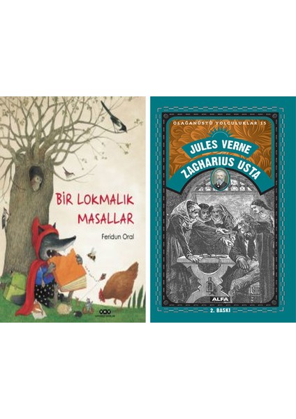 Bir Lokmalık Masallar (Karton Kapak) + Zacharius Usta