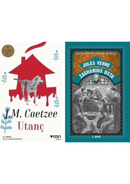 Utanç J.m.coetzee (Yeni Kapak) + Zacharius Usta