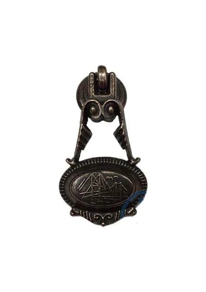 Dekoratif Zamak Sarkaç Küçük Kulp - 30X63MM, Eskitme, 1 Adet
