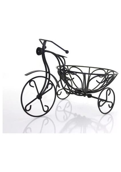 Ferforje Dekoratif Bisiklet Çiçeklik