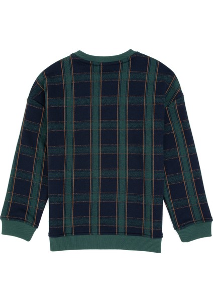 Erkek Çocuk Koyu Yeşil Sweatshirt 50316520-VR079 fiyatları