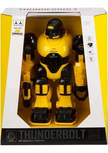 Sunman Thunderbolt Sesli ve Işıklı Robot 25 cm fiyatları