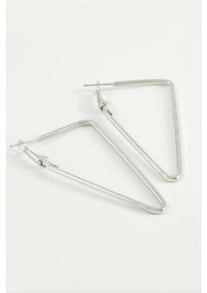 Üçgen Halka Küpe 7 cm