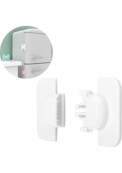 Sunup Sn-28750 Geçmeli Tip Buzdolabı Ve Dolap İçin Çocuk Güvenlik Kilidi Yapışkanlı