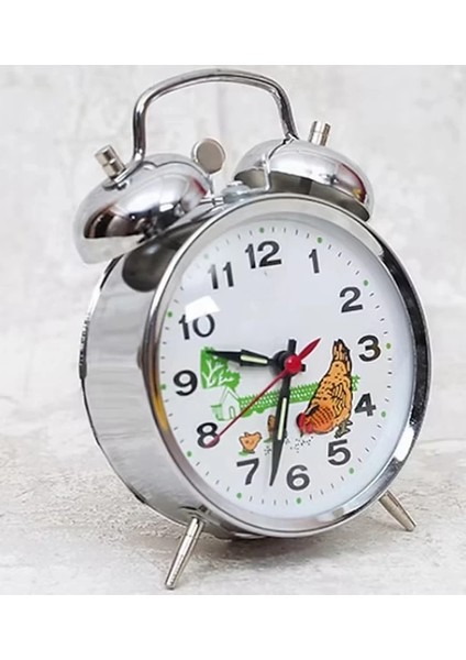 Nostaljik Kurmalı Horozlu Çalar Saat Büyük Boy fiyatları