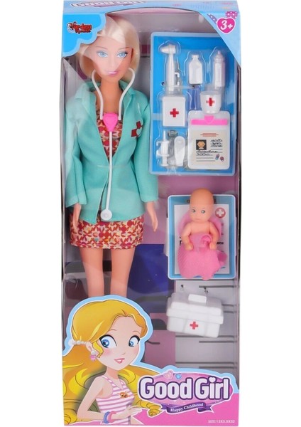 WG-115225A Aksesuarlı Doktor Bebek 29 cm -Vardem fiyatları