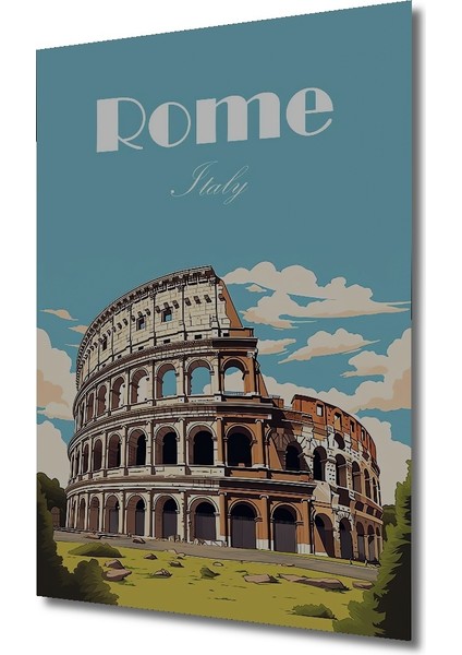 Kolezyum Roma Dekoratif Ahşap Mdf Ev/işyeri Duvar Tablo Dikdörtgen Ev/işyeri Duvar Tablo fiyatları