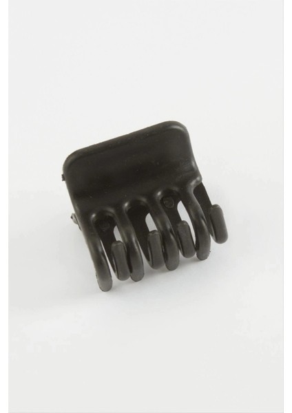 Düz Siyah Renkli Mandal Toka 4 cm