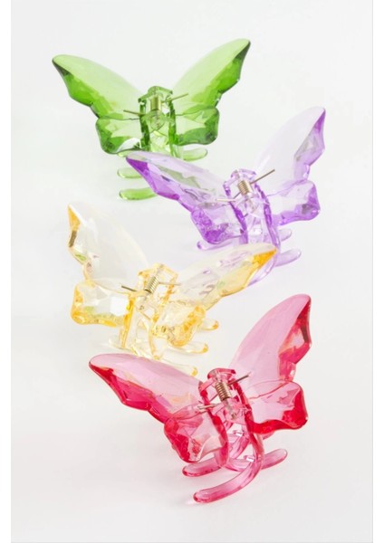 Kelebek Renkli Mandal Toka 8 cm