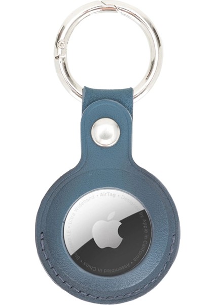 Apple Airtag Uyumlu Deri Anahtarlık, BRN4EF Mavi indirimleri