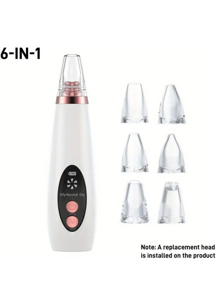 Dijital Göstergeli Siyah Nokta Vakum Cihazı 6 Başlık (4915)