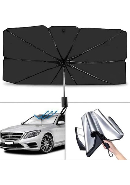 Yeni Nesil Tüm Araç Modellerine Uygun Oto Şemsiye Katlanabilir Uv Işınlarına Karşı fiyatları