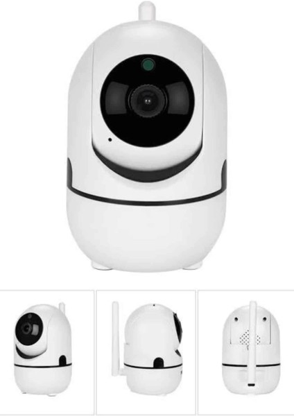 Baby Kamera Kablosuz 720P Beyaz 360 Derece Wifi Kamera Full Hd 1080P modelleri