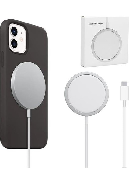 Magsafe Magnet Wireless Şarj Cihazı 5v/3a Usb Type-c