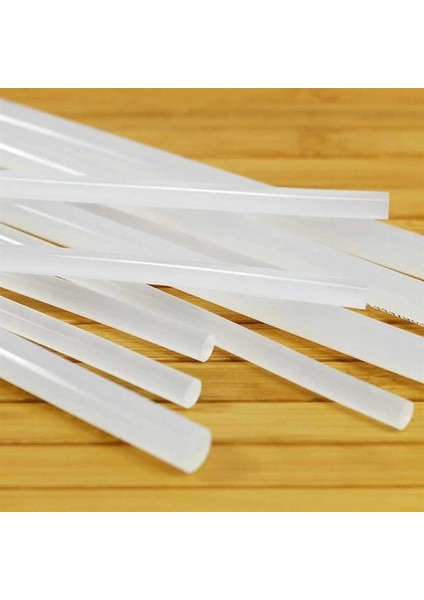 Şeffaf Sıcak Silikon Çubuğu Mum Silikon Kalın 1 kg 30 cm