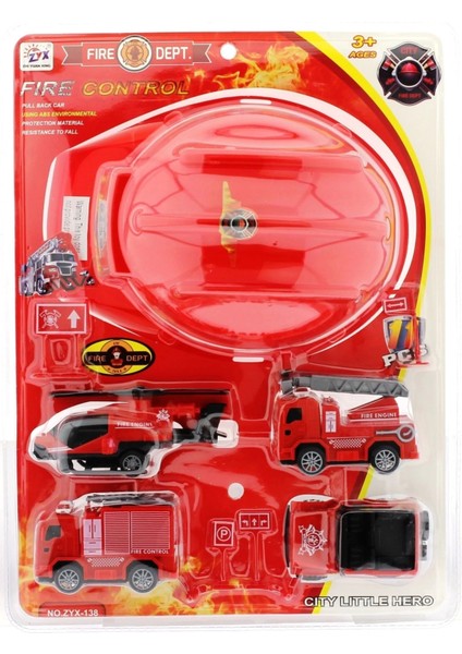 Baretli Itfaiye Araçları Seti