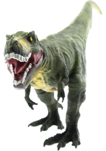 Yumuşak Plastik 31 cm Dinozor Figür - Yeşil T-Rex indirimleri