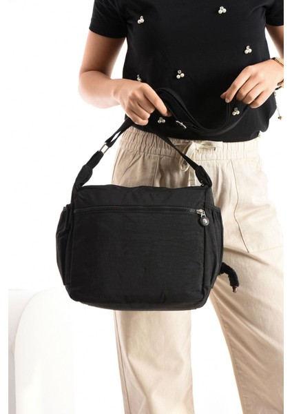 Çapraz Askılı Ultra Hafif Çok Cepli Omuz Çantası Klinkıl Kumaş modelleri