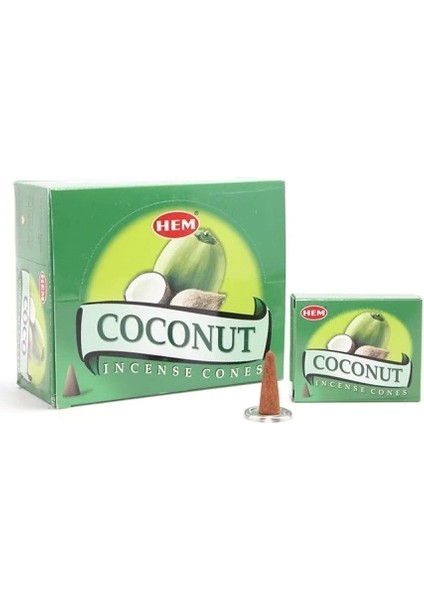 Coconut Aromalı Konik Tütsü