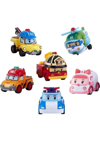 Robocar Poli Gogo Rescue Deluxe 6'lı Set