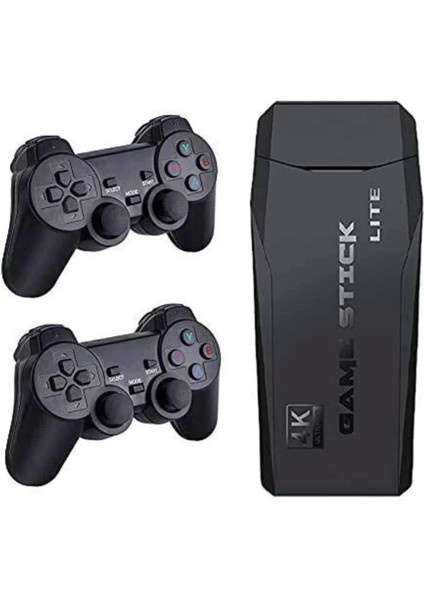 Game Stick El Atarisi 2.4g Kablosuz Çift Kol Oyunlar 4K Game Stick 3500 Oyunlu Atari Uyumlu modelleri
