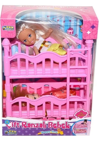 K899-17 2 Katlı Kutulu Ranzalı Bebek Seti-1 Adet Stokta Olan Gönderilir fırsatları