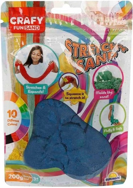 Streç Oyun Kumu Koyu Mavi 200 gr