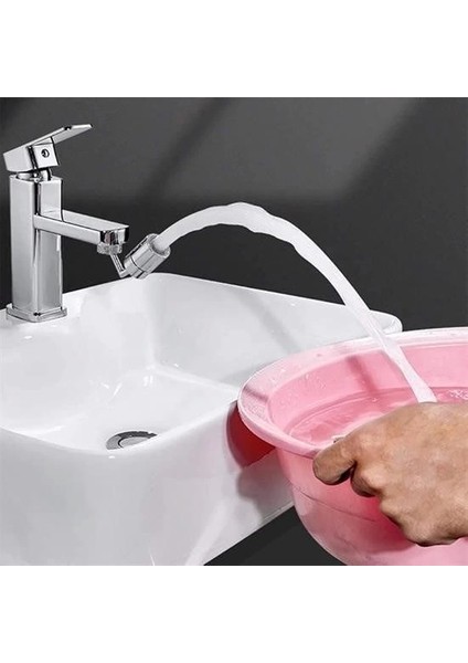 720 Derece Dönebilen 4 Filtreli Tüm Musluk Tipleri Ile Uyumlu Montaj Aparatlı Musluk Başlık modelleri