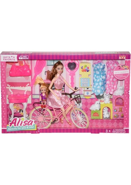 255 Efe, Alisa ve Bisikleti Oyun Seti / +3 Yaş fırsatları