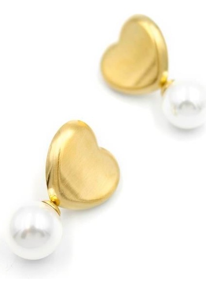 Inci Kalp Küpe - Altın fiyatları