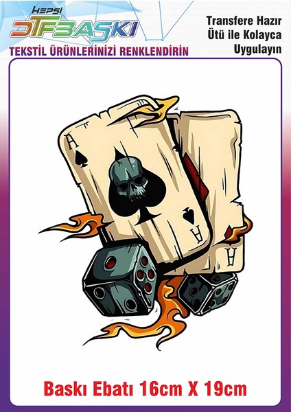 Ütü ile Yapışan Kumaş Tekstil Kıyafet Dtf Baskı 2566