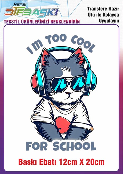 Ütü ile Yapışan Kumaş Tekstil Kıyafet Dtf Baskı 2577