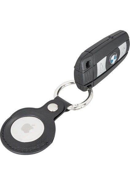 Apple Airtag Uyumlu Deri Anahtarlık, Rst1 Siyah fiyatları