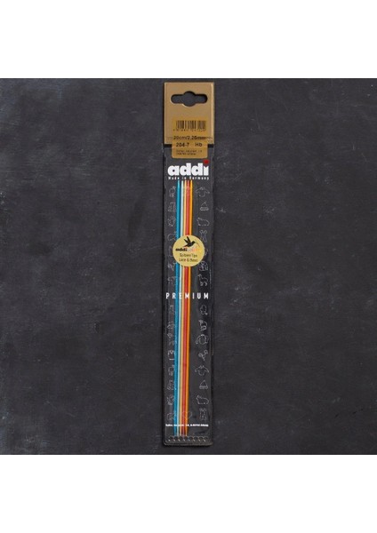 Addi Colibri 2,25MM 20CM Renkli Çorap Şişi - 204-7