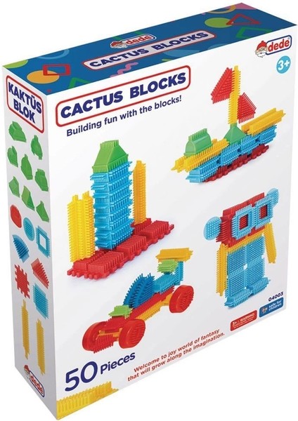 04003 Kaktüs Blok 50 Parça