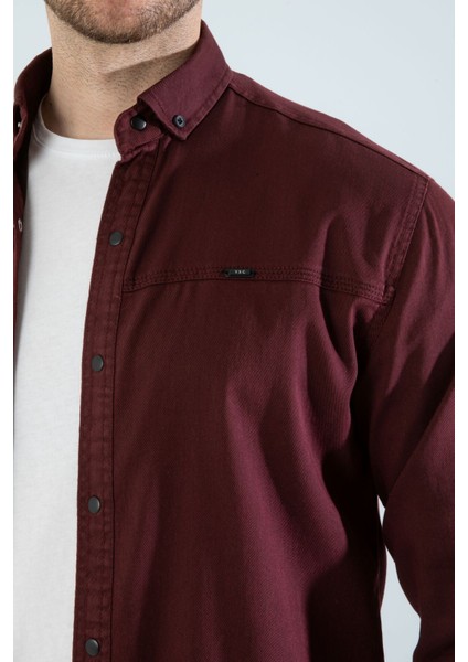 Erkek Gömlek Slim Fit Cepsiz Kot Gömlek modelleri