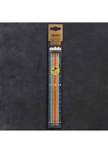 Addi Colibri 4,5mm 20CM Renkli Çorap Şişi - 204-7