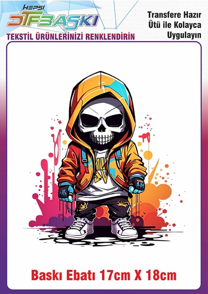 Özel Tasarım Ütü ile Yapışan Kumaş Tekstil Kıyafet Dtf Baskı 2649