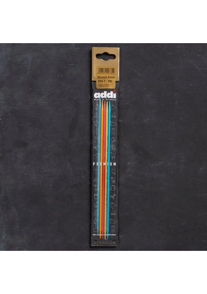 Addi Colibri 3,5mm 20CM Renkli Çorap Şişi - 204-7