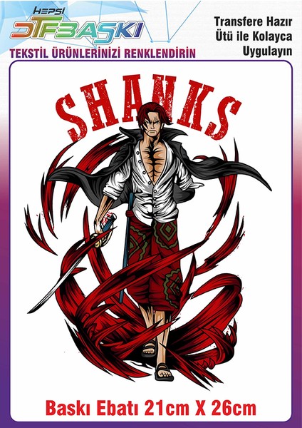 Anime Manga Ütü ile Yapışan Kumaş Tekstil Kıyafet Dtf Baskı