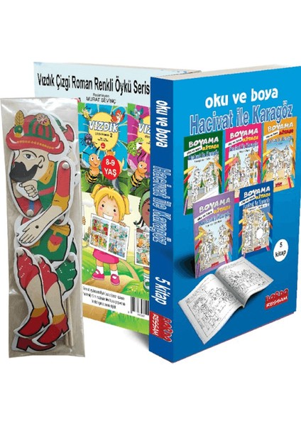 Oku, Boya ve Oynat: Hacivat ile Karagöz Seti