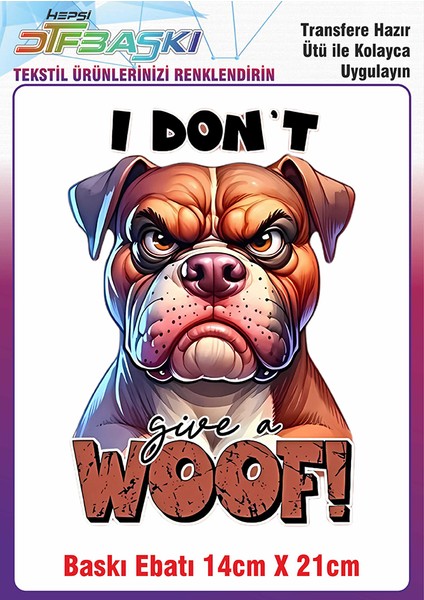 Kızgın Köpek Ütü ile Yapışan Kumaş Tekstil Kıyafet Dtf Baskı