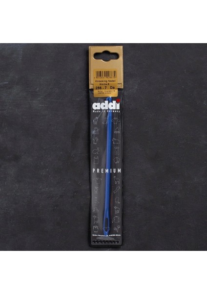 Addi 6mm Mavi Iğne Delikli Tığ - 286-7