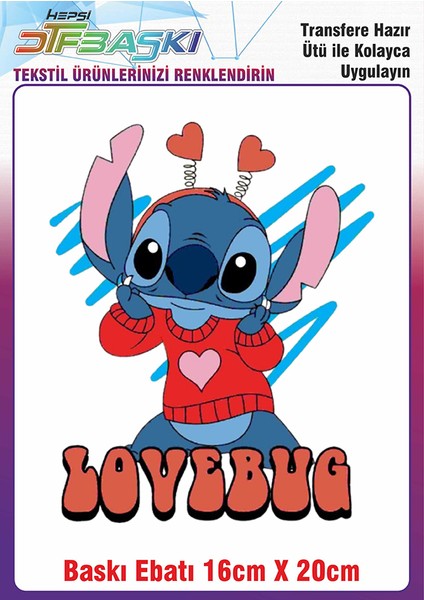 Stitch Ütü ile Yapışan Kumaş Tekstil Kıyafet Dtf Baskı