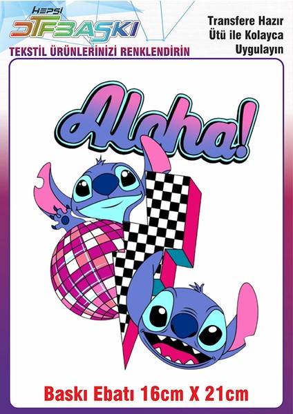 Stitch Ütü ile Yapışan Kumaş Tekstil Kıyafet Dtf Baskı