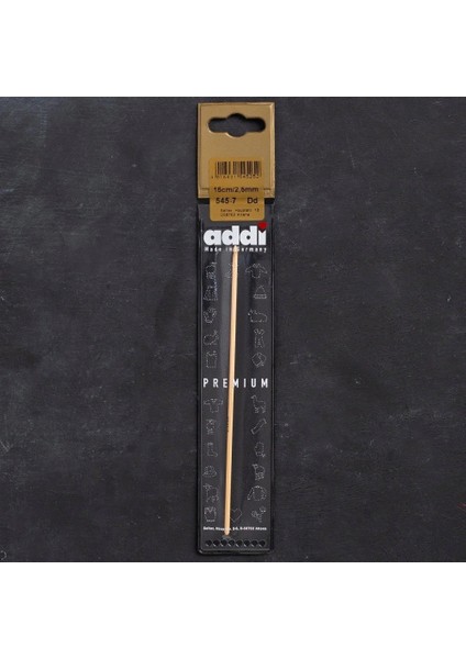 Addi Bambus 2,5mm 15CM Bambu Yün Tığ - 545-7
