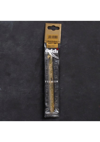 Addi Champagner 10MM 15CM Plastik Simli Yün Tığ -