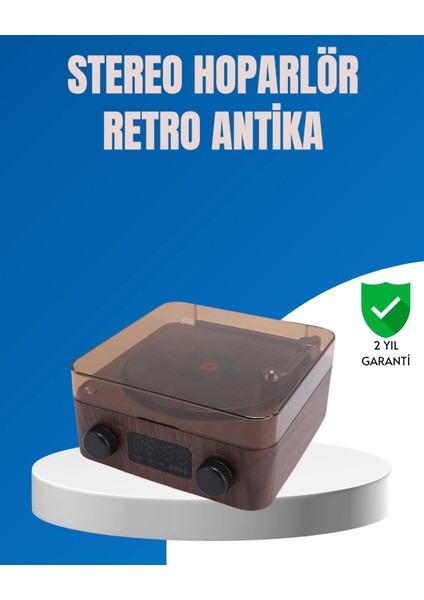Stereo Bluetooth Hoparlör – Gece Lambalı ve Saat Göstergeli