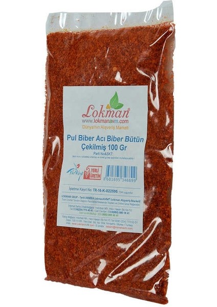 pul biber çok acı biber acı bütün biber çekilmiş 100 gr paket modelleri